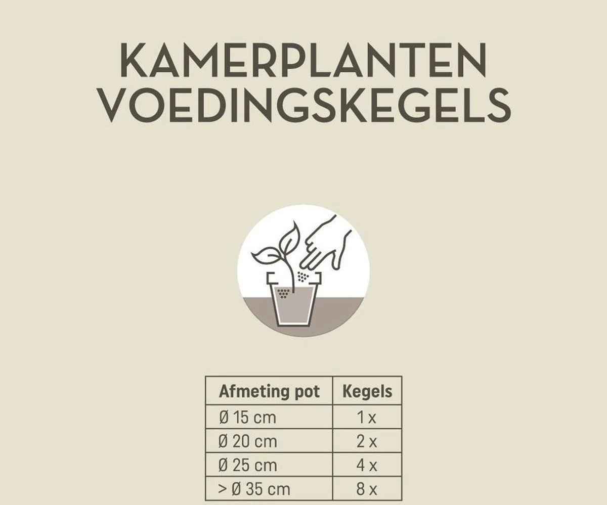 Pokon Kamerplanten Voedingskegels - 10st - Plantenvoeding - 6 Maanden Voeding 5 Pokon Kamerplanten Voedingskegels - 10st - Plantenvoeding - 6 Maanden Voeding - Afbeelding 3