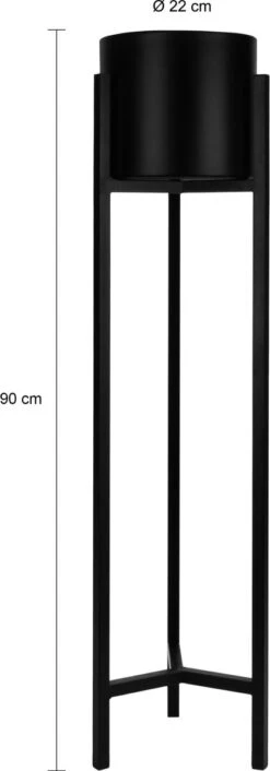 QUVIO Plantenstandaard Inclusief Pot - Staande Plantenbak - Metaal - Plantenbak - Plantenhouders - Planten Zuilen - Voor Buiten - Bloempot - 22 X 22 X 90 Cm - Zwart 12 QUVIO Plantenstandaard Inclusief Pot - Staande Plantenbak - Metaal - Plantenbak - Plantenhouders - Planten Zuilen - Voor Buiten - Bloempot - 22 X 22 X 90 Cm - Zwart -Tuinen Speciaal Winkel 420x1200