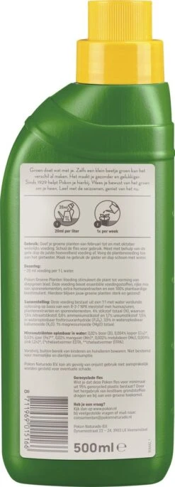 Pokon Groene Planten Voeding - 500ml - Plantenvoeding - 20ml Per 1L Water -Tuinen Speciaal Winkel 433x1200 3