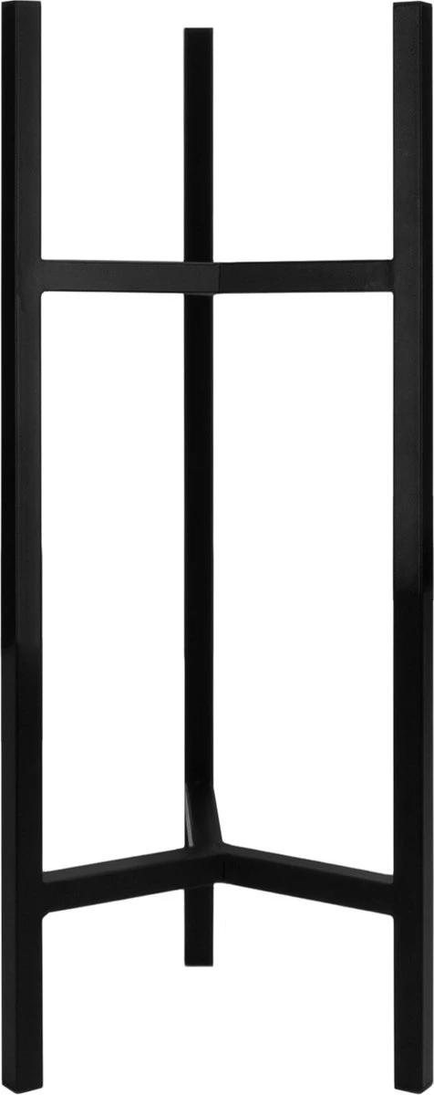 QUVIO Plantenstandaard Binnen - Inclusief Pot - Staande Plantenbak - Metaal - Bloempot - 22 X 22 X 60 Cm - Zwart 10 QUVIO Plantenstandaard Binnen - Inclusief Pot - Staande Plantenbak - Metaal - Bloempot - 22 X 22 X 60 Cm - Zwart - Afbeelding 8