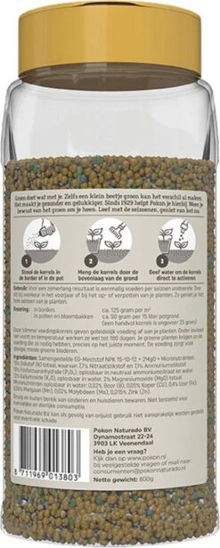 Pokon Voedingskorrels Voor Groene Planten - 800gr - 180 Dagen Voeding - Plantenvoeding -Tuinen Speciaal Winkel 482x1200 1