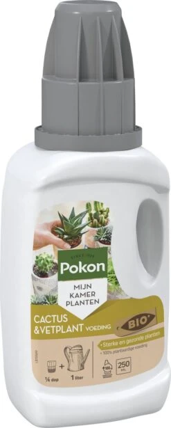 Pokon Bio Cactus & Vetplant Voeding - 250ml - Plantenvoeding (bio) - 7ml Per 1L Water -Tuinen Speciaal Winkel 482x1200 2