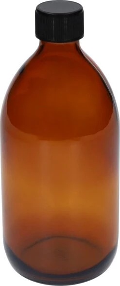 QUVIO Sprayfles - Spuitfles - Plantenspuit - Schoonmaak Spuit - Huishoudspray - Leeg/Hervulbaar - Kamerspray - Allesreiniger - Glazen Sprayflacon - Waterspuit - Kappersspuit - 500 Ml - Glas - Bruin - Zwart -Tuinen Speciaal Winkel 506x1200