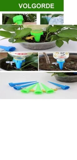 Plant Bewateringssysteem - 12 Stuks - Bewateringsyteem - Watergeefsysteem - Plantenbol - Automatische Gieter - Water Druppelaar - Druppelsysteem - Bewateringssysteem - Druppel Systeem - Water Geef Systeem - Plantenbol -Tuinen Speciaal Winkel 582x1200