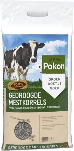 Pokon Gedroogde Mestkorrel - 5kg - Meststof - Geschikt Voor 10m2 Tot 40m2 -Tuinen Speciaal Winkel 590x1200 1