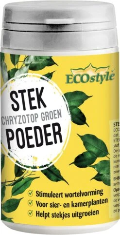 ECOstyle Stekpoeder Stimuleert Wortelvorming - Voor Sier & Kamerplanten - Helpt Stekjes Uitgroeien Tot Een Volwaardige Plant - 25 GR -Tuinen Speciaal Winkel 615x1200 2