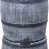 Regentonset Roto 120 Liter + Voet - Grijs -Tuinen Speciaal Winkel 632x1200