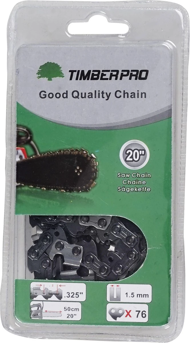 TIMBERPRO - 20"/ 50 Cm Ketting Voor Kettingzaag 58/62cc 3 TIMBERPRO - 20"/ 50 Cm Ketting Voor Kettingzaag 58/62cc