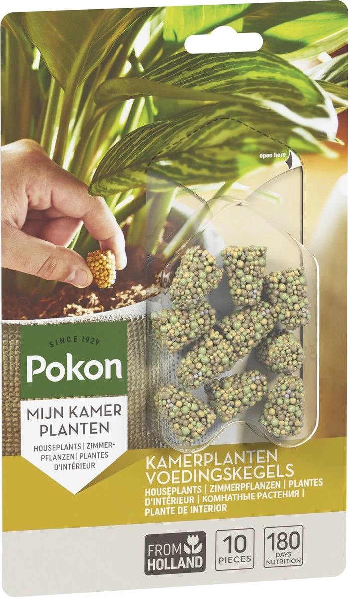 Pokon Kamerplanten Voedingskegels - 10st - Plantenvoeding - 6 Maanden Voeding 7 Pokon Kamerplanten Voedingskegels - 10st - Plantenvoeding - 6 Maanden Voeding - Afbeelding 5