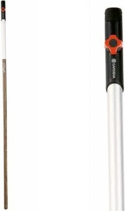 GARDENA Combisysteem Houtensteel 150cm FSC Essenhout / Aluminium -Tuinen Speciaal Winkel 711x1200 1