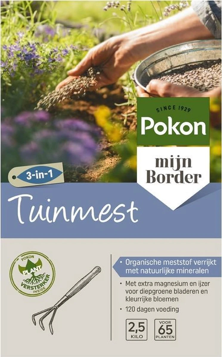 Pokon Tuinmest - 1kg - Meststof - 3-in-1 Werking 8 Pokon Tuinmest - 1kg - Meststof - 3-in-1 Werking - Afbeelding 6