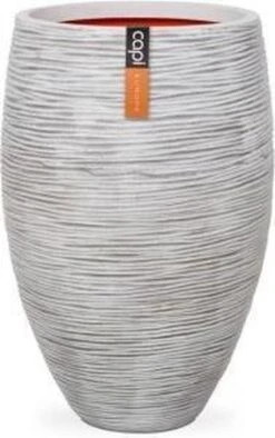 Capi Europe - Vaas Elegant Deluxe Rib NL - 45x72 - Ivoor - Voor Binnen En Buiten - KOFI1138 -Tuinen Speciaal Winkel 752x1200 2