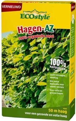 ECOstyle Hagen-AZ Organische Haag Meststof - Tuinmest Voor Diepgroen Blad - Nieuwe & Bestaande Beplanting - 30 M Haag - 1,6 KG -Tuinen Speciaal Winkel 758x1200 3