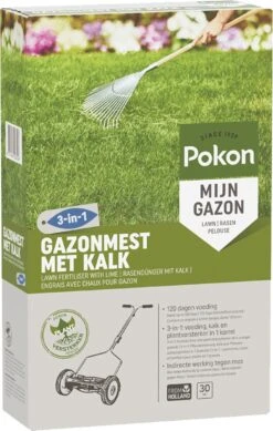 Pokon Gazonmest Met Kalk - 2kg - Mest - Geschikt Voor 30m² - 120 Dagen Voeding -Tuinen Speciaal Winkel 761x1200 1