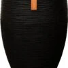 Capi Europe - Vaas Elegant Deluxe Rib NL - 40x60 - Zwart - Voor Binnen En Buiten - KBLR1131 -Tuinen Speciaal Winkel 768x1200 1