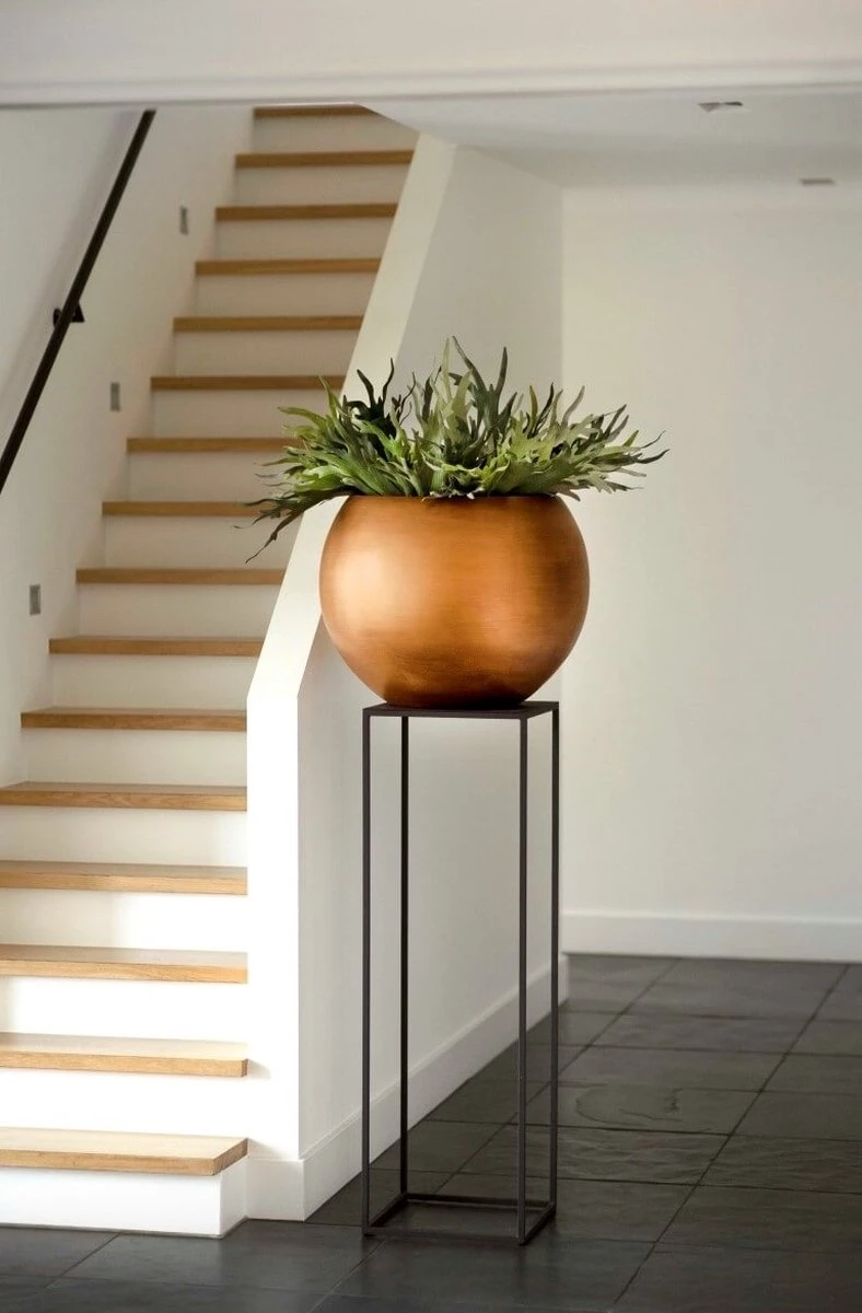 Capi Europe - Vaas Bol Retro - 30x25 - Goud - Bloempot Voor Binnen - BRTG104 6 Capi Europe - Vaas Bol Retro - 30x25 - Goud - Bloempot Voor Binnen - BRTG104 - Afbeelding 4