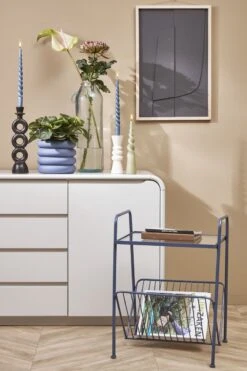 Mica Decorations Ilse Bloempot Met Schotel - H16 X Ø18,5 Cm - Keramiek - Blauw -Tuinen Speciaal Winkel 799x1200 28