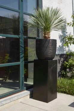 Capi Europe - Bloempot Bol Rib NL - 35x34 - Zwart - Voor Binnen En Buiten - KBLR932 -Tuinen Speciaal Winkel 799x1200 37