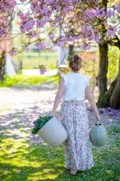 Capi Europe - Bloempot Bol Waste Rib NL - 43x41 - Terrazzo Beige - Voor Binnen En Buiten - KTBR933 -Tuinen Speciaal Winkel 799x1200 43