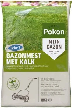Pokon Gazonmest Met Kalk - 5kg - Mest - Geschikt Voor 75m² - 120 Dagen Voeding -Tuinen Speciaal Winkel 804x1200 5