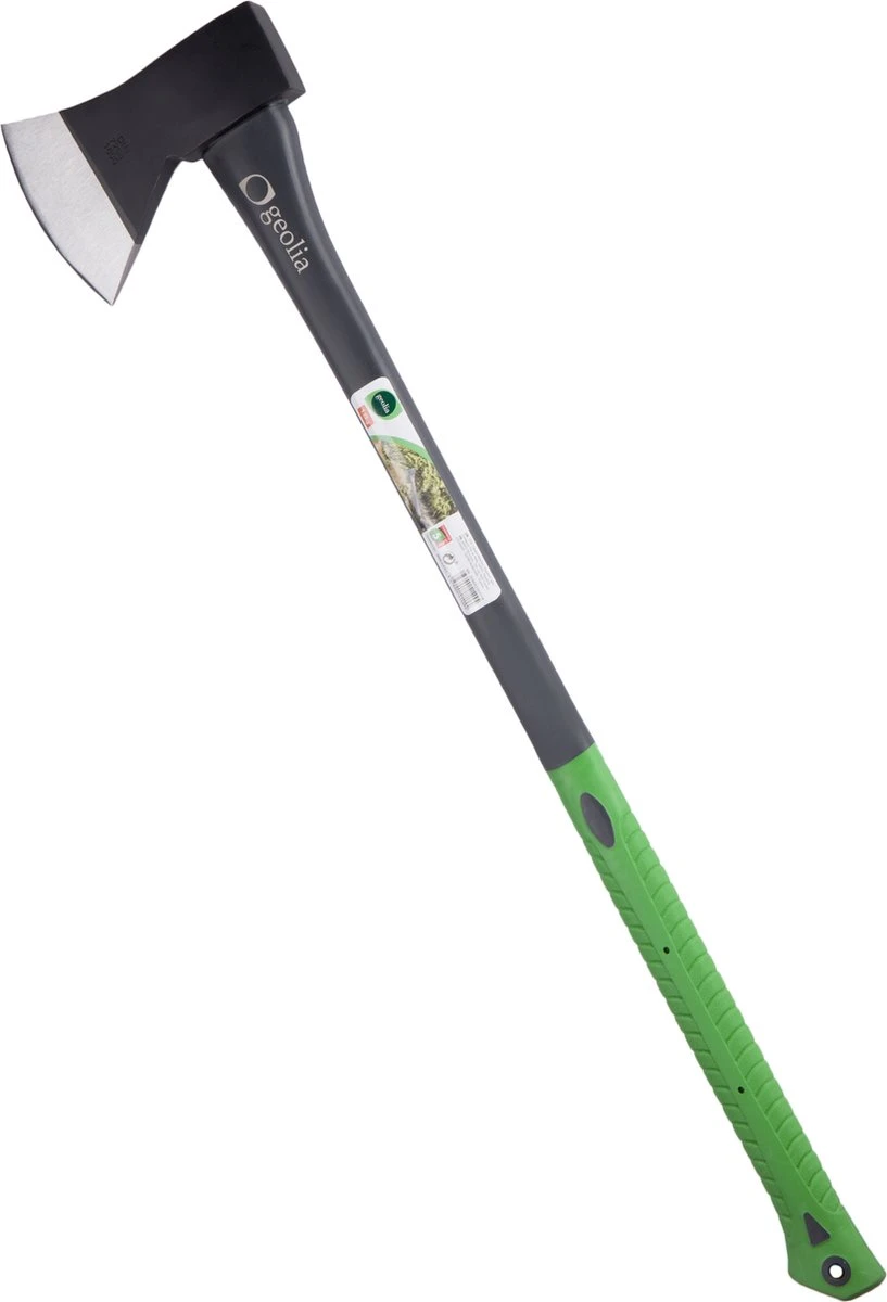 GEOLIA - Bijl - Bijl - Staal - Glasvezelsteel - 2,2 Kg Met Een Stalen Kop Van 1,6 Kg - Bijlen - Grote Bijl - Kloofhamer - Kloofbijl - Kloofbijl 3 GEOLIA - Bijl - Bijl - Staal - Glasvezelsteel - 2,2 Kg Met Een Stalen Kop Van 1,6 Kg - Bijlen - Grote Bijl - Kloofhamer - Kloofbijl - Kloofbijl