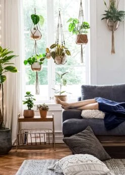 4 Stuks Luxe Jute Plantenhangers - Boho Handgeweven Katoen Hangpot Voor Binnen/Buiten - Hangende Bloempot Met Kralen - Macramé Touw/Koord Hangplant Houder - Bohemian Wandhanger Decoratie - Plant Hanger - Verticale Tuin Bloempothouder Planthanger 12 4 Stuks Luxe Jute Plantenhangers - Boho Handgeweven Katoen Hangpot Voor Binnen/Buiten - Hangende Bloempot Met Kralen - Macramé Touw/Koord Hangplant Houder - Bohemian Wandhanger Decoratie - Plant Hanger - Verticale Tuin Bloempothouder Planthanger -Tuinen Speciaal Winkel 854x1200 3