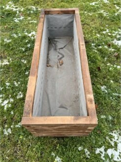 AMISHOUT - Plantenbak Van Balkjes 120x40x40 Cm - Bruin -Tuinen Speciaal Winkel 902x1200 3