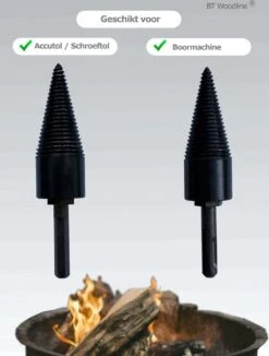 BT Woodline® | Houtklover Inclusief Opbergkoker | Houtsplijter | Houtkloof | Houtsplitter | Houtkloofboor | Kegelsplijter | Houtkliever | Aanmaakhout | Geschikt Voor Accutol, Schroeftol, Boormachine En Kloofmachines -Tuinen Speciaal Winkel 909x1200 1