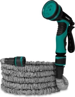 VONROC Tuinslang – Uitrekbare Tuinslang 10 Meter – Incl. Aansluitingen, Muursteun En Broespistool -Tuinen Speciaal Winkel 937x1200