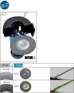 Güde Elektrische Onkruidborstel - Voegenreiniger - 400 Watt - GRF 401 -Tuinen Speciaal Winkel 956x1200 5