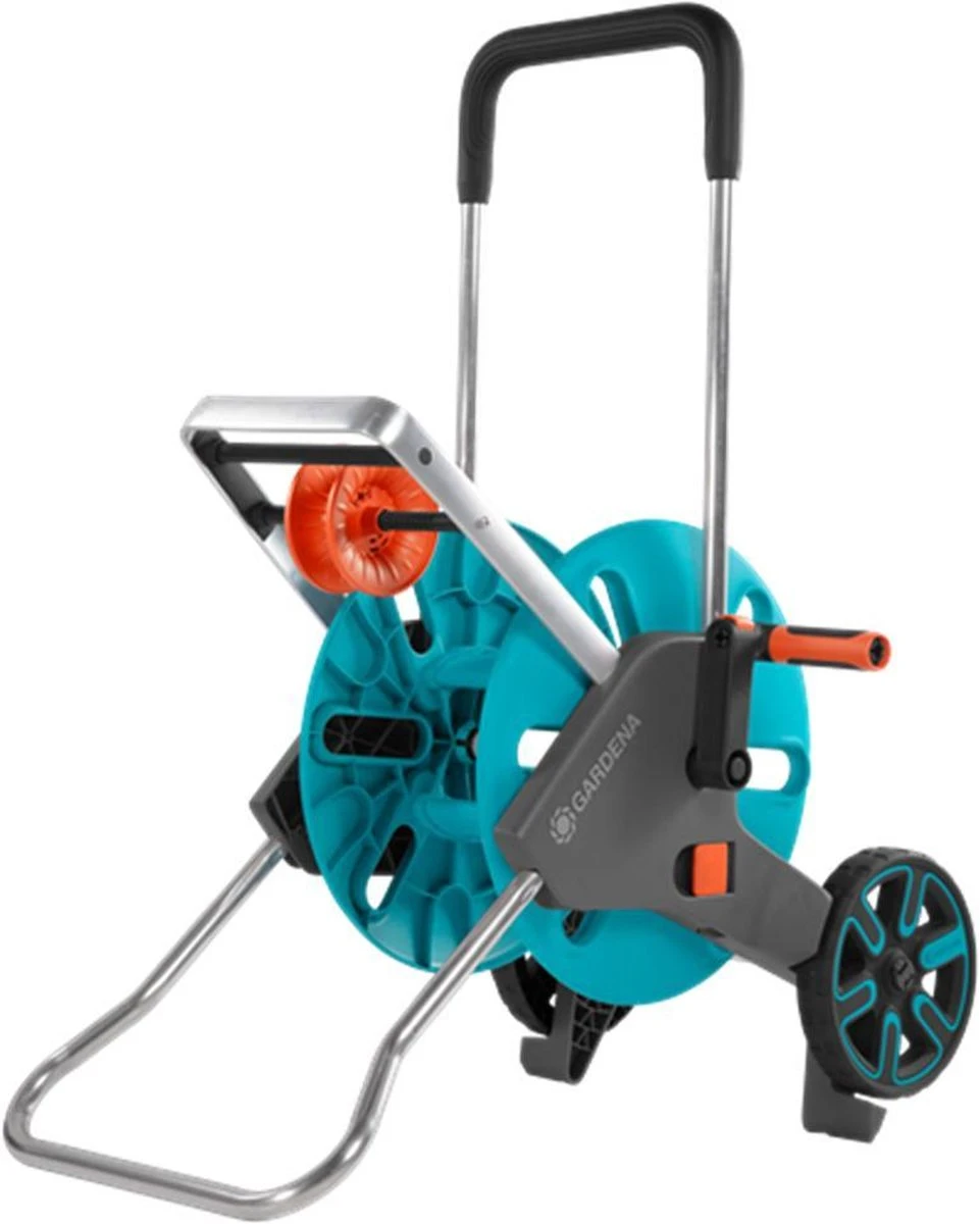 GARDENA - AquaRoll M CleverRoll Easy Slangenwagen - Maximaal 60 Meter - Inklapbare Zwengel 16 GARDENA - AquaRoll M CleverRoll Easy Slangenwagen - Maximaal 60 Meter - Inklapbare Zwengel - Afbeelding 14