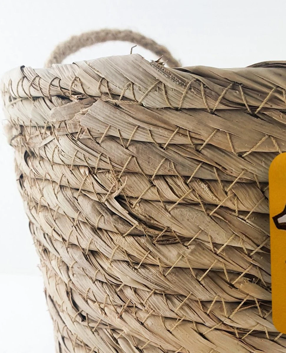 Merkloos Plantenhanger 18x15cm Naturel | Hangende Mand | Handgemaakt | Planten-houder / Hang-plant | Planten Accessoires | Hangmand 5 Merkloos Plantenhanger 18x15cm Naturel | Hangende Mand | Handgemaakt | Planten-houder / Hang-plant | Planten Accessoires | Hangmand - Afbeelding 3