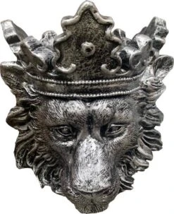 Bloempot Leeuw - Lion - Clarence - Zilver Silver - Plantenbak -plantenpot - Vaas - Binnen -overkapping - Plant -bloem - Boeket -Tuinen Speciaal Winkel 979x1200