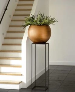 Capi Europe - Vaas Bol Retro - 30x25 - Goud - Bloempot Voor Binnen - BRTG104 14 Capi Europe - Vaas Bol Retro - 30x25 - Goud - Bloempot Voor Binnen - BRTG104 -Tuinen Speciaal Winkel 982x1200